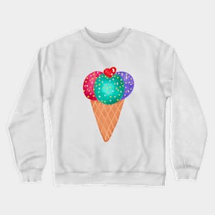 Ice Cream Cone Crewneck Sweatshirt